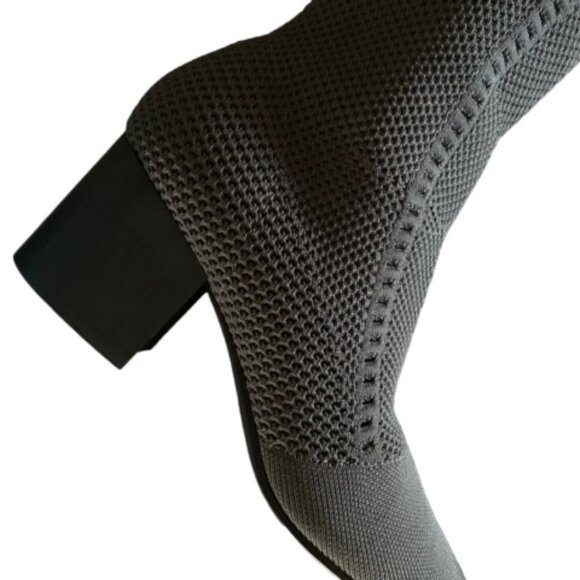 Eileen Fisher Gray Ankle Boots - Picture 4 of 10